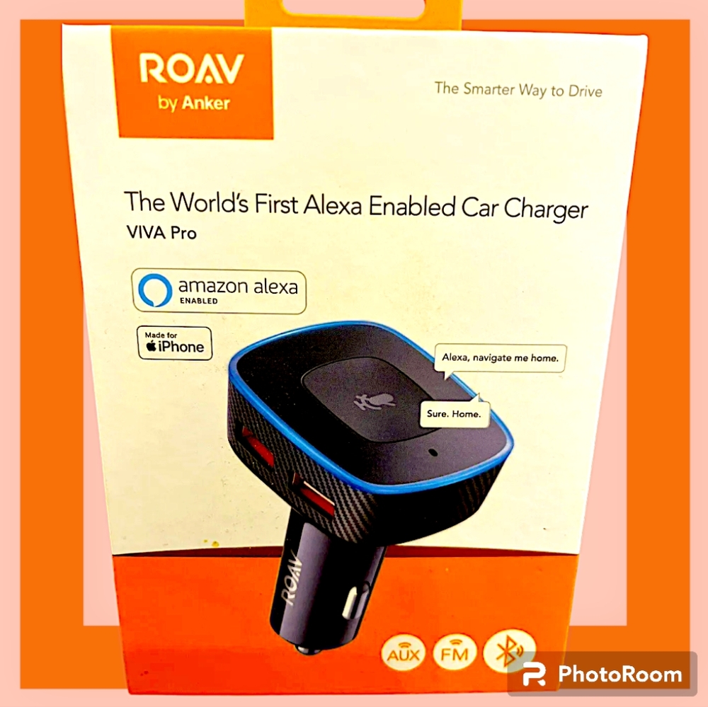 Alexa-Enabled 2-Port Fast Charger for Directions, Music & More